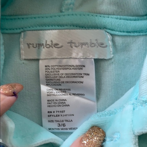 Two piece Romper/jumper Rumble tumble size 3 to 6M - Picture 4 of 10